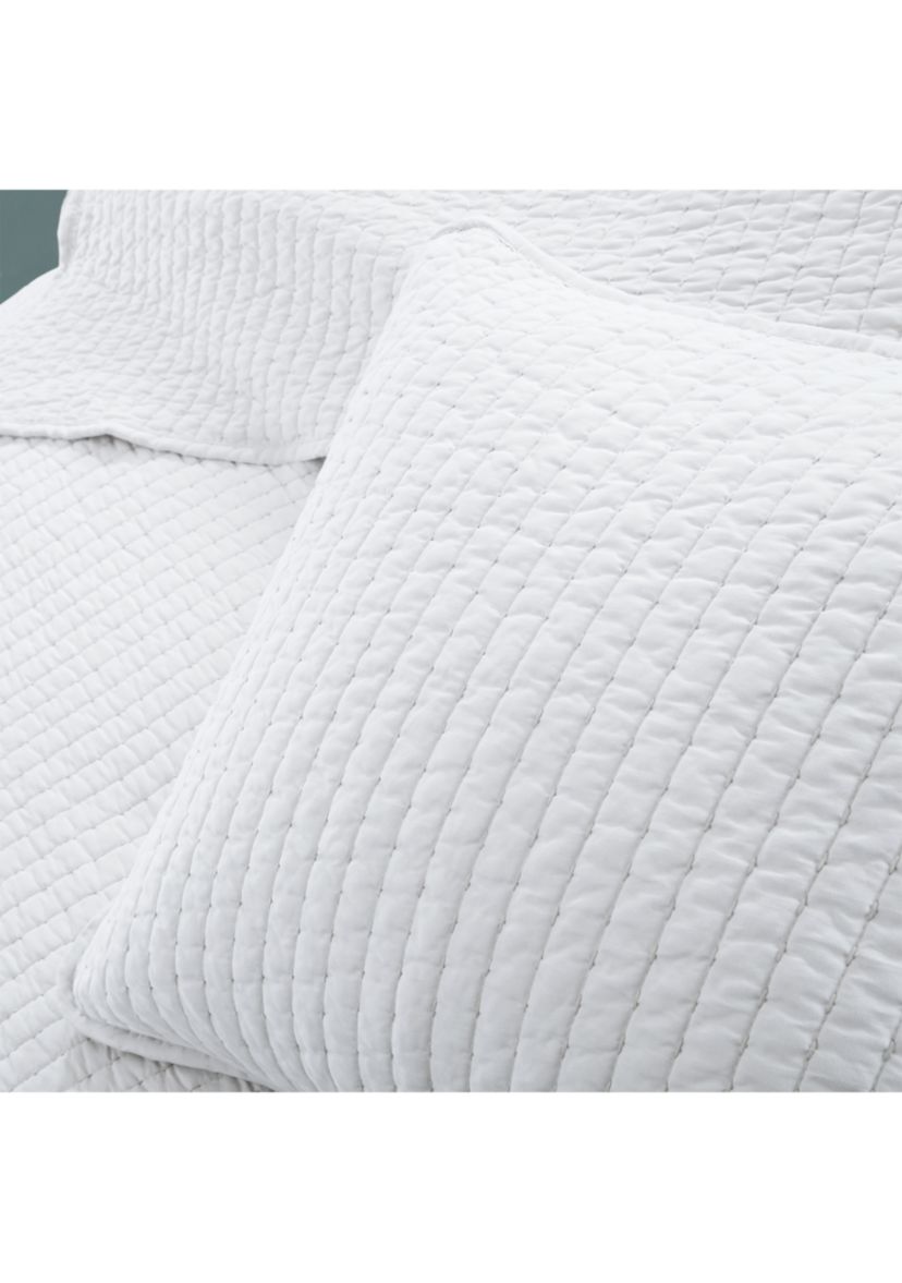 Keaton White Coverlet Set