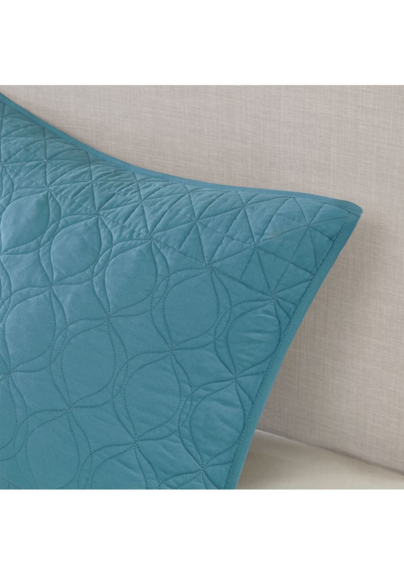 Linnette 3-Piece Teal Coverlet Set