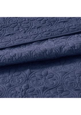 Quebec Cotton Soft Reversible Solid Quilt Set