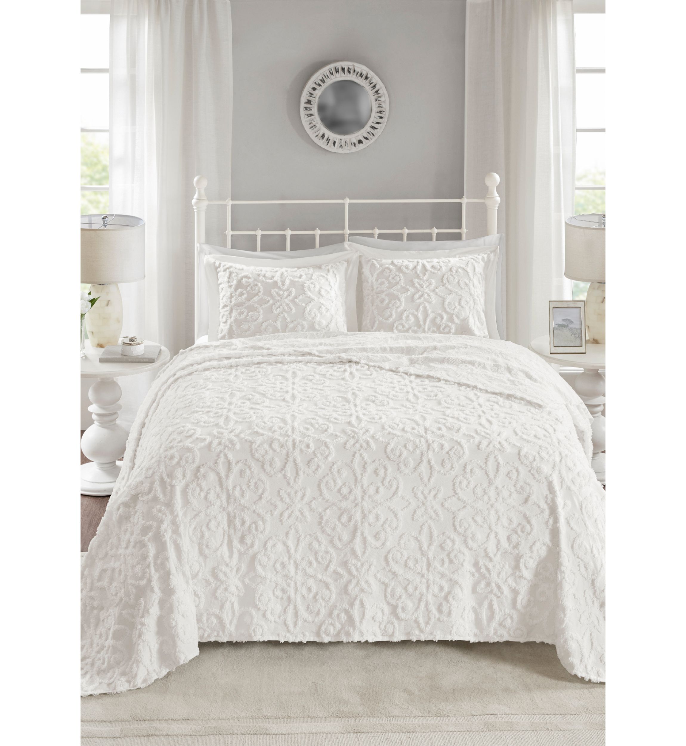 Sabrina 3 piece Tufted Cotton  Bedspread  Set