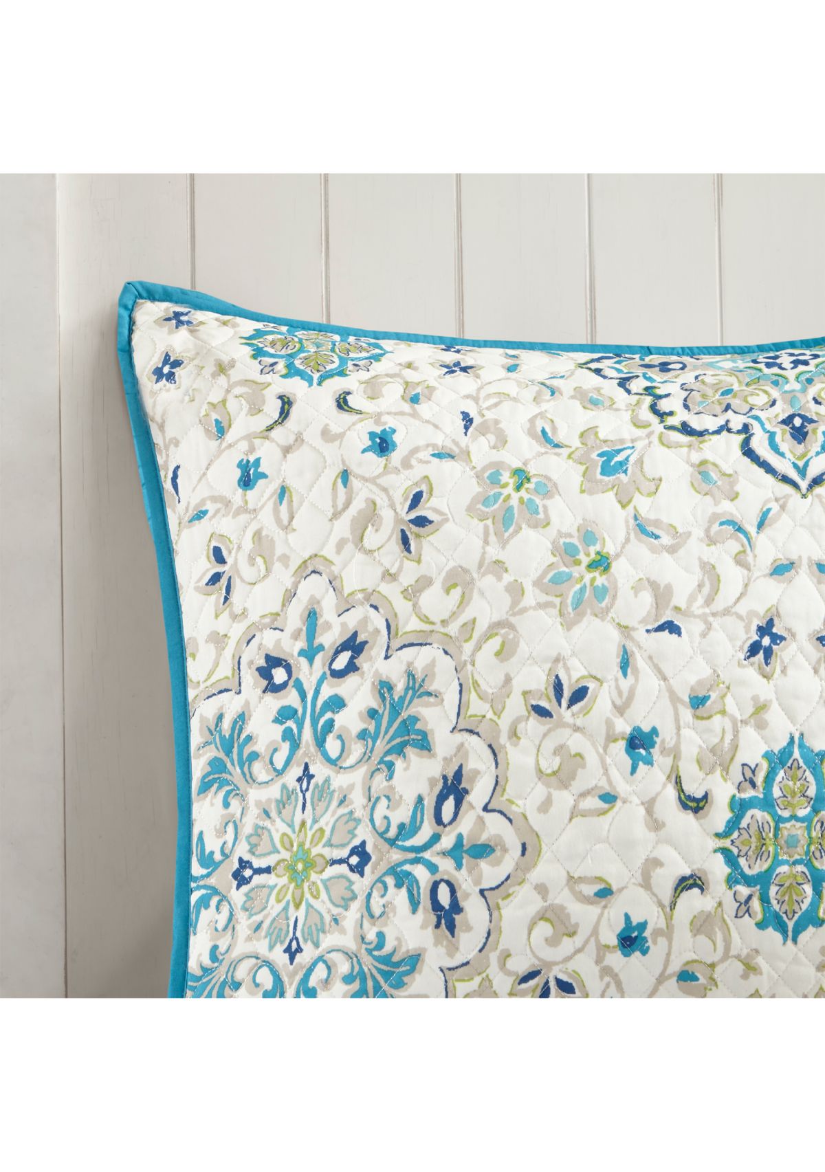 Tissa 6-Piece Teal Coverlet Set