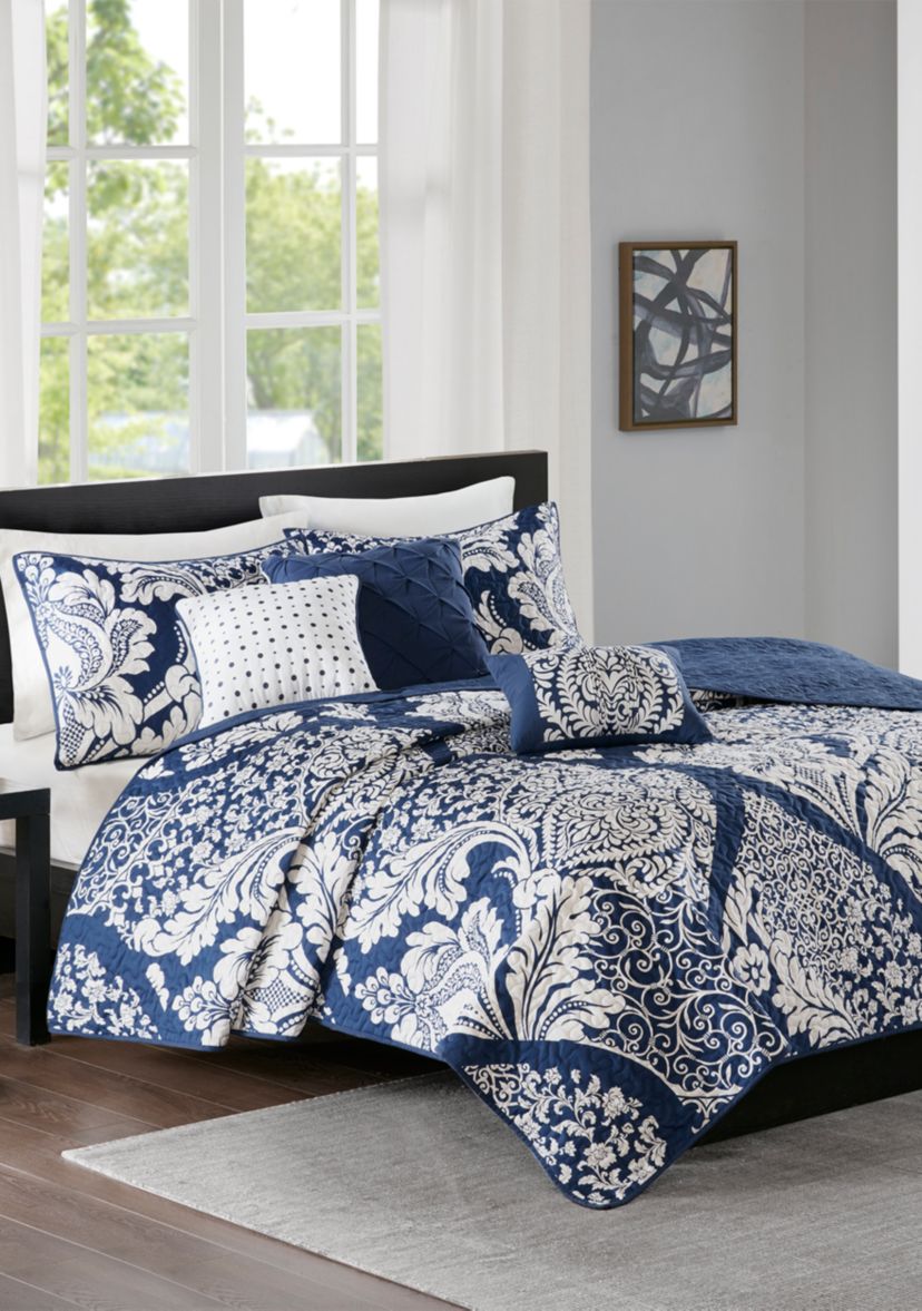 Vienna 6 Piece Reversible Quilt Set