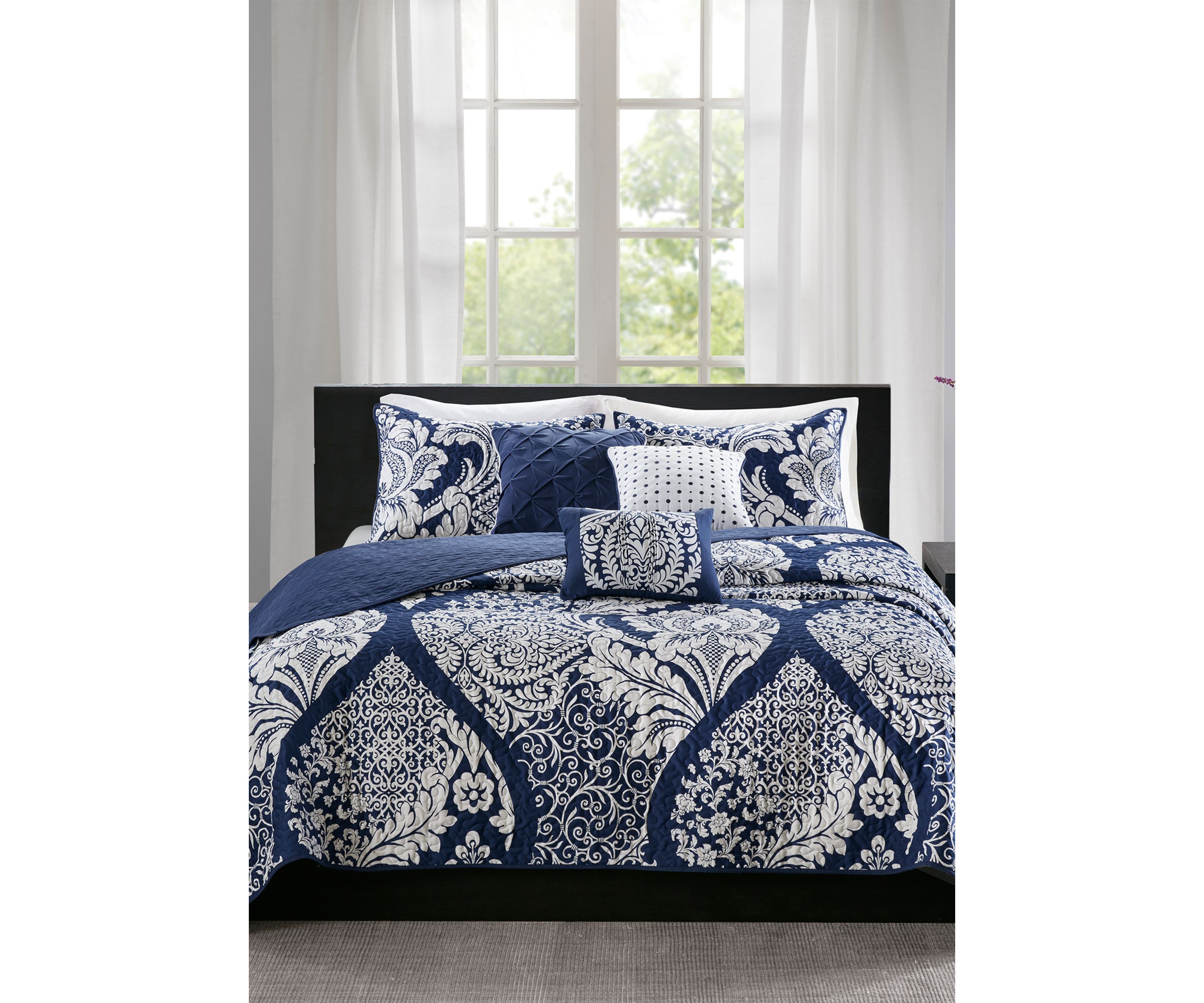 Vienna 6 Piece Reversible Quilt Set