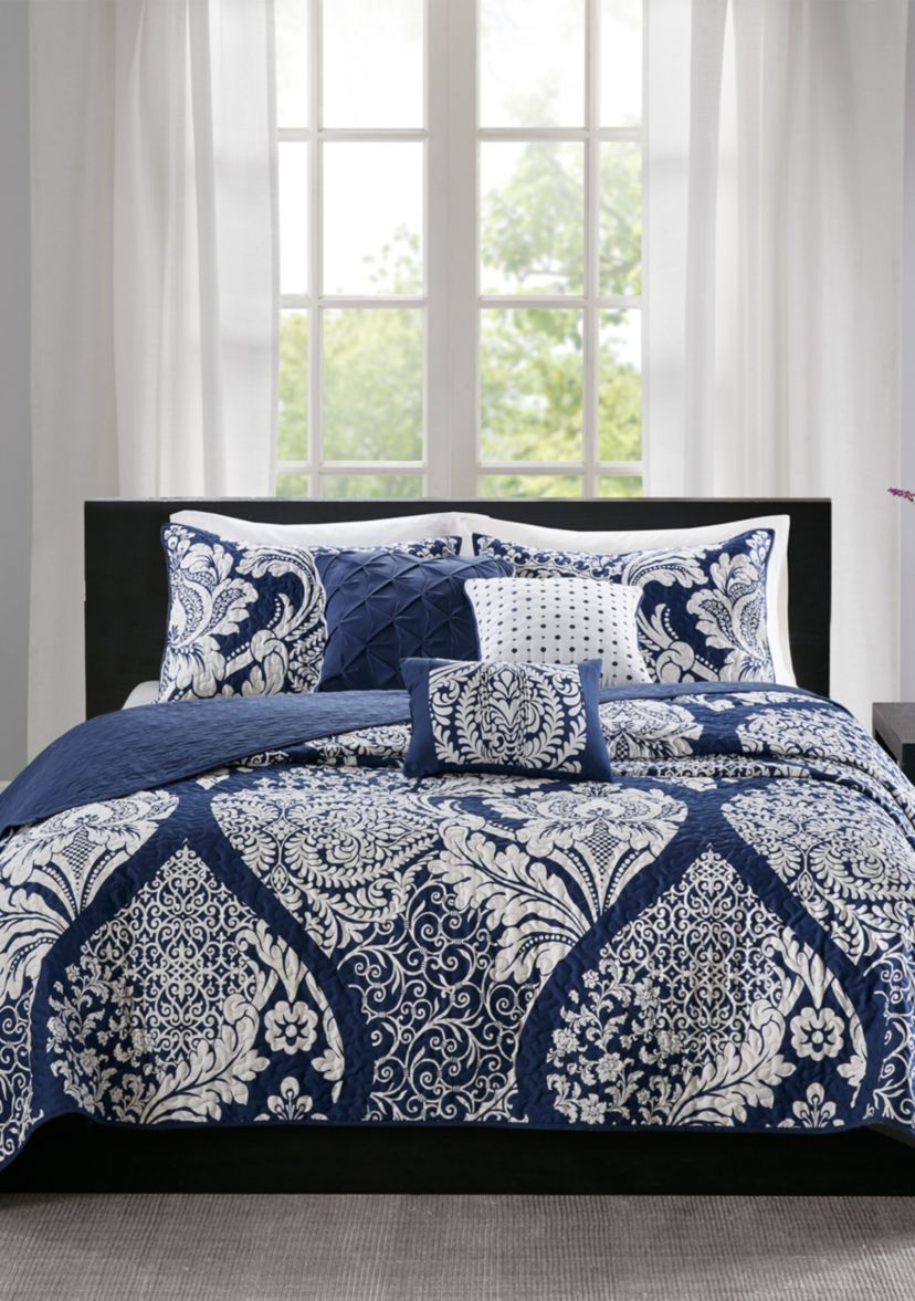 Vienna 6 Piece Reversible Quilt Set