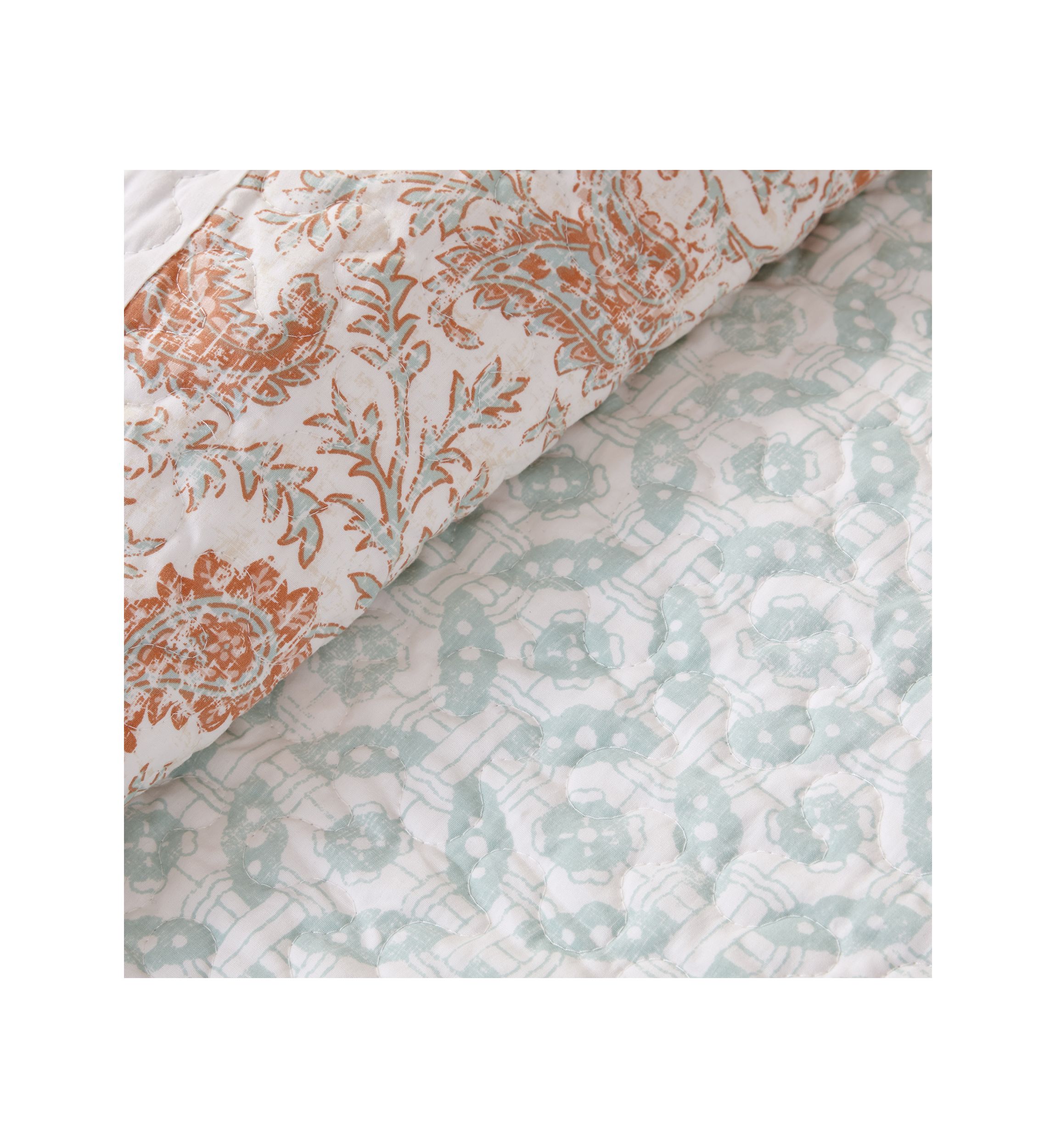 Dawn 6 Piece Cotton Percale Comforter Set with Throw Pillows