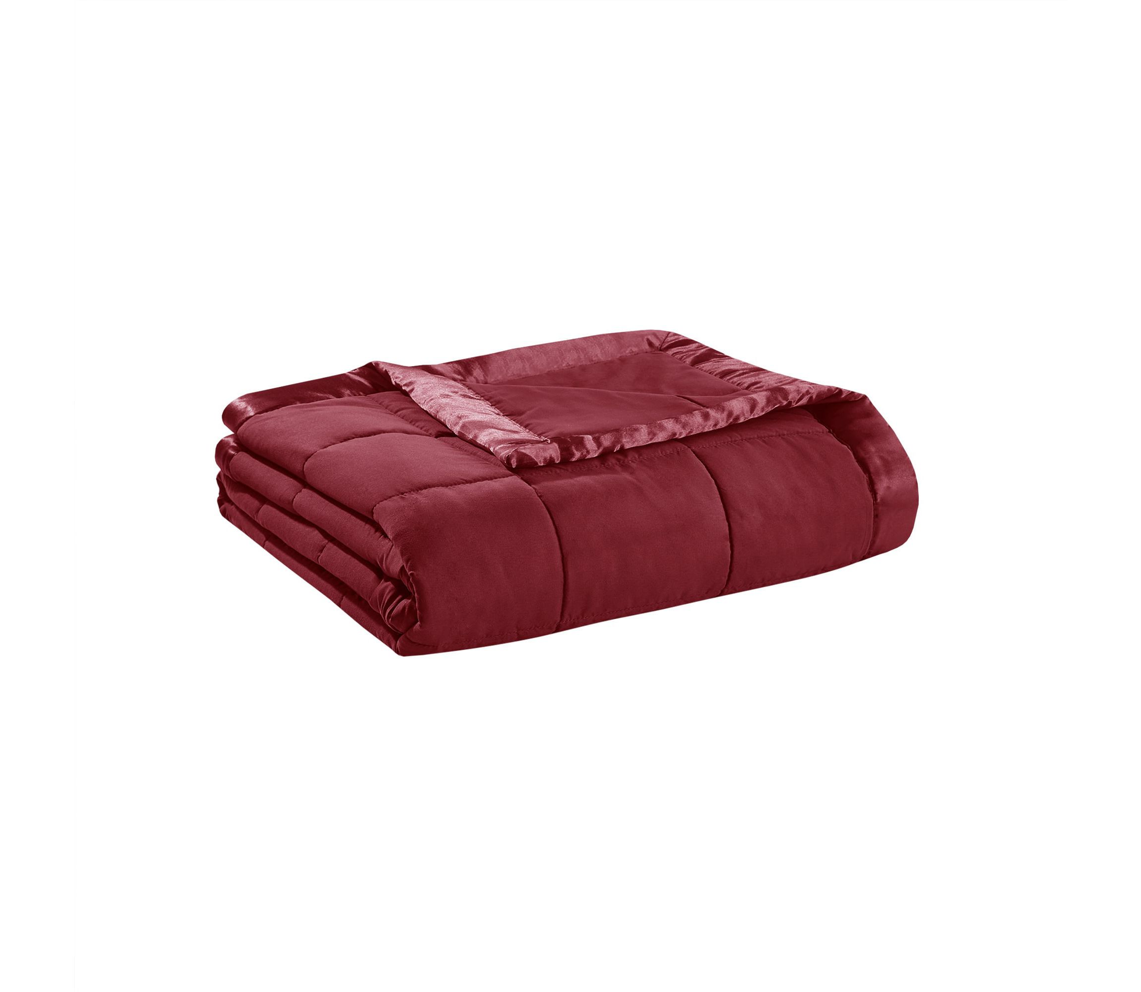 Windom Lightweight Down Alternative Blanket with Satin Trim