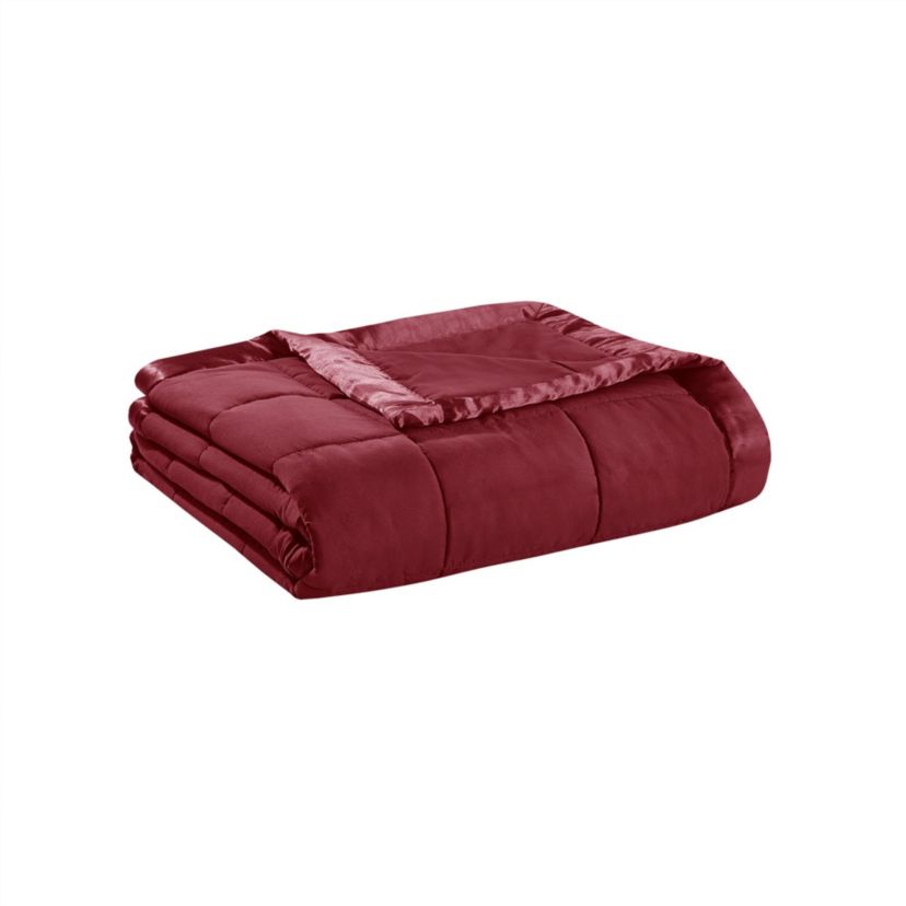 Windom Lightweight Down Alternative Blanket with Satin Trim
