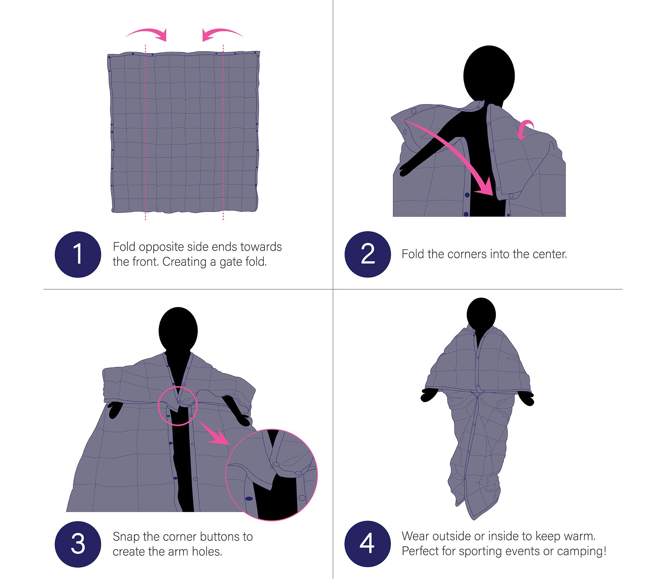 Hadly Wearable Multipurpose Throw