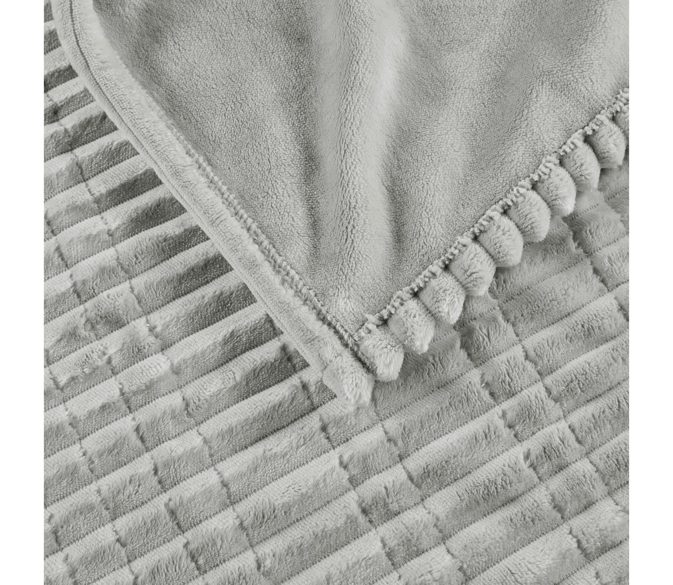 Corded Plush Heated Blanket