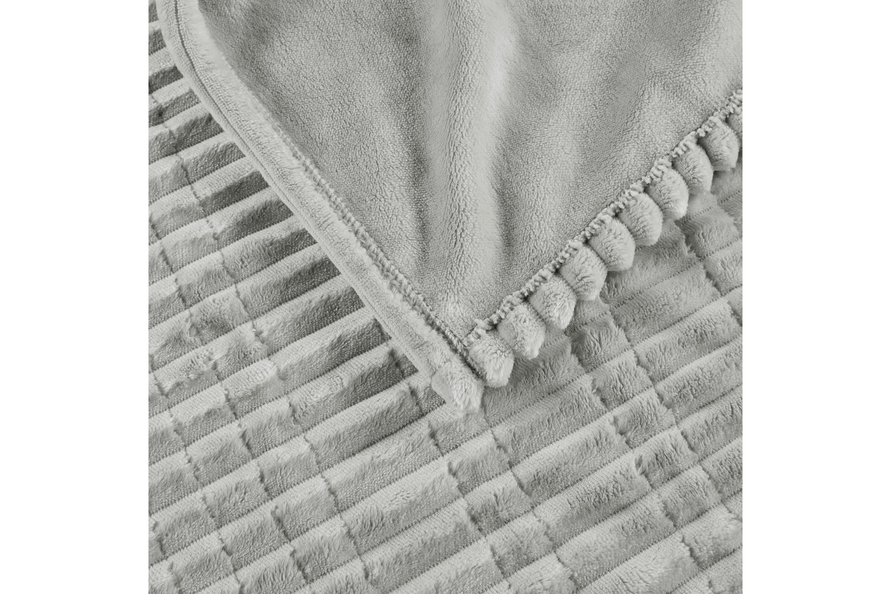Corded Plush Heated Blanket