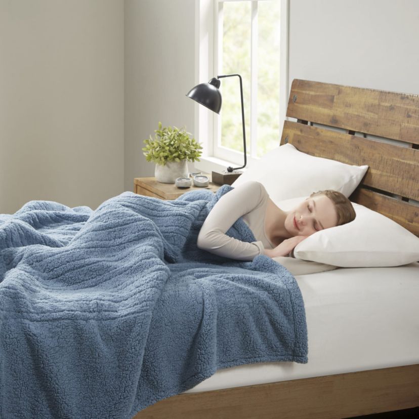 Sherpa Heated Blanket
