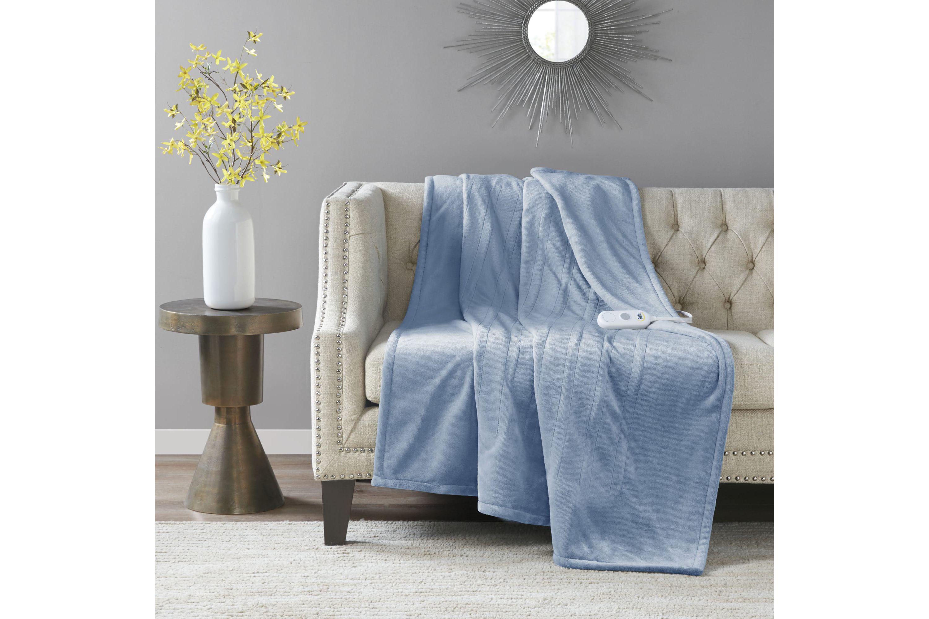Plush Heated Throw
