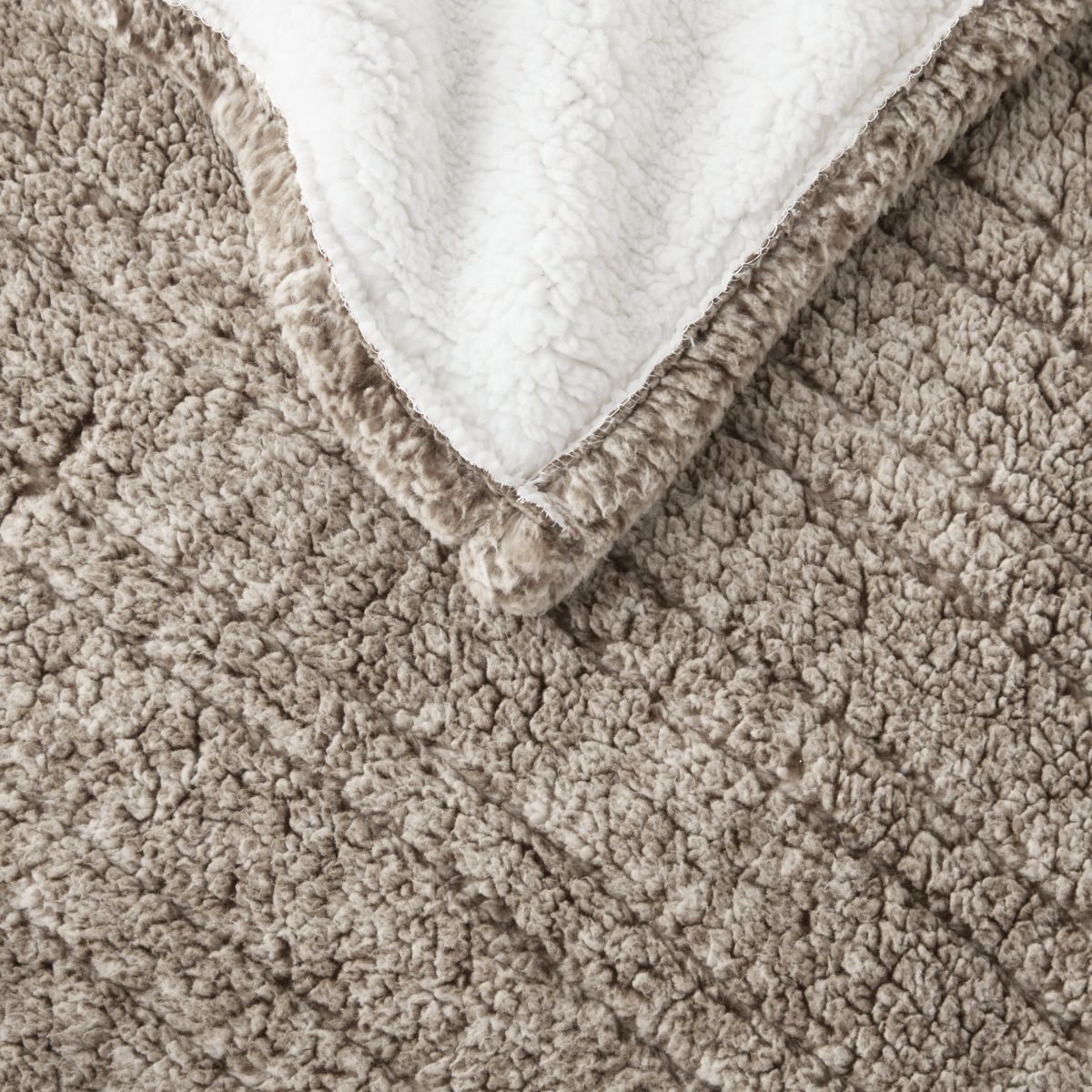 Marbled Sherpa Heated Throw