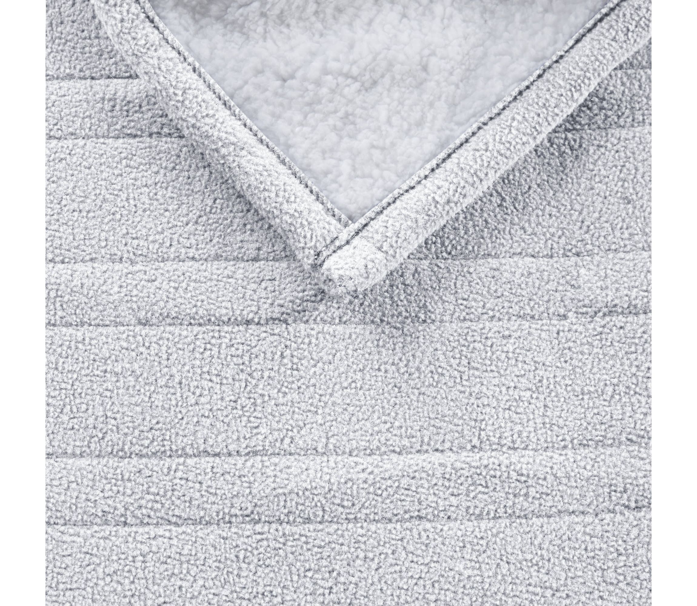 Fleece to Sherpa Heated Throw