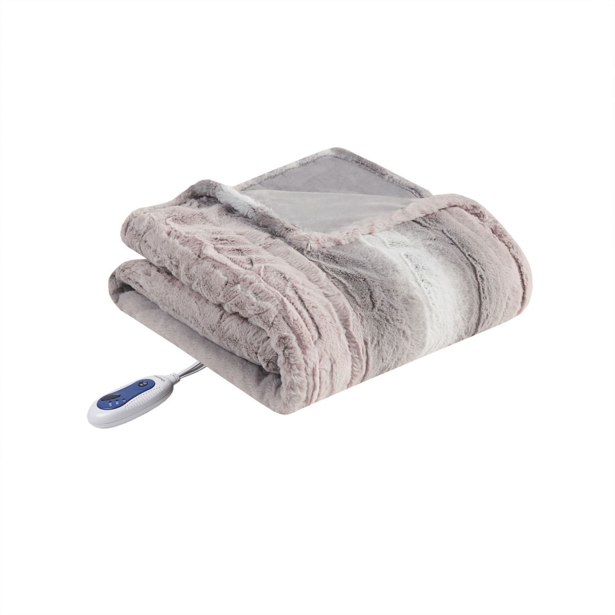 Zuri Oversized Faux Fur Heated Throw