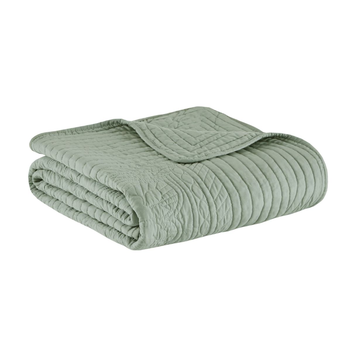 Tuscany Oversized Quilted Throw with Scalloped Edges