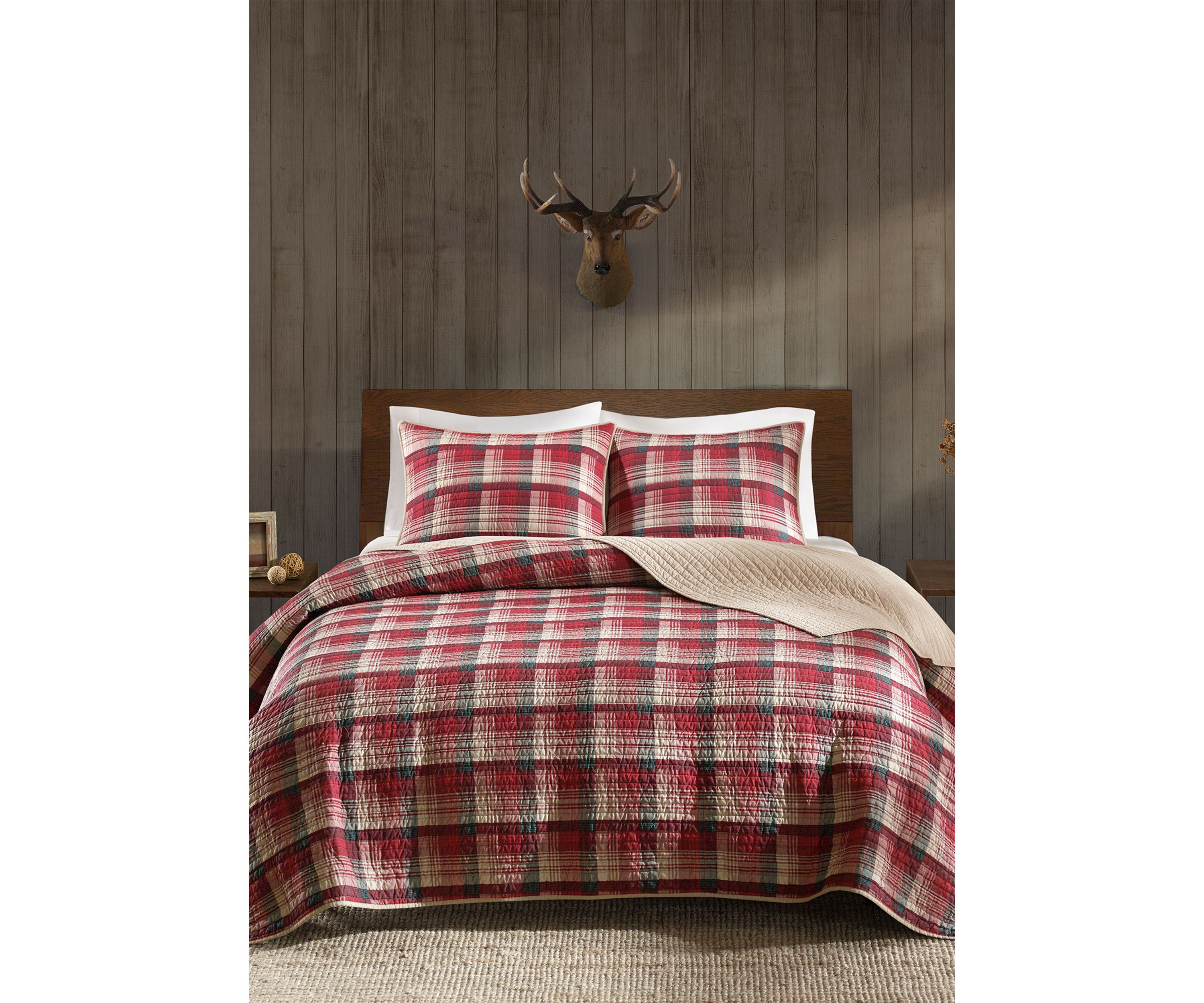 Tasha 3-Piece Red Quilt Mini Set