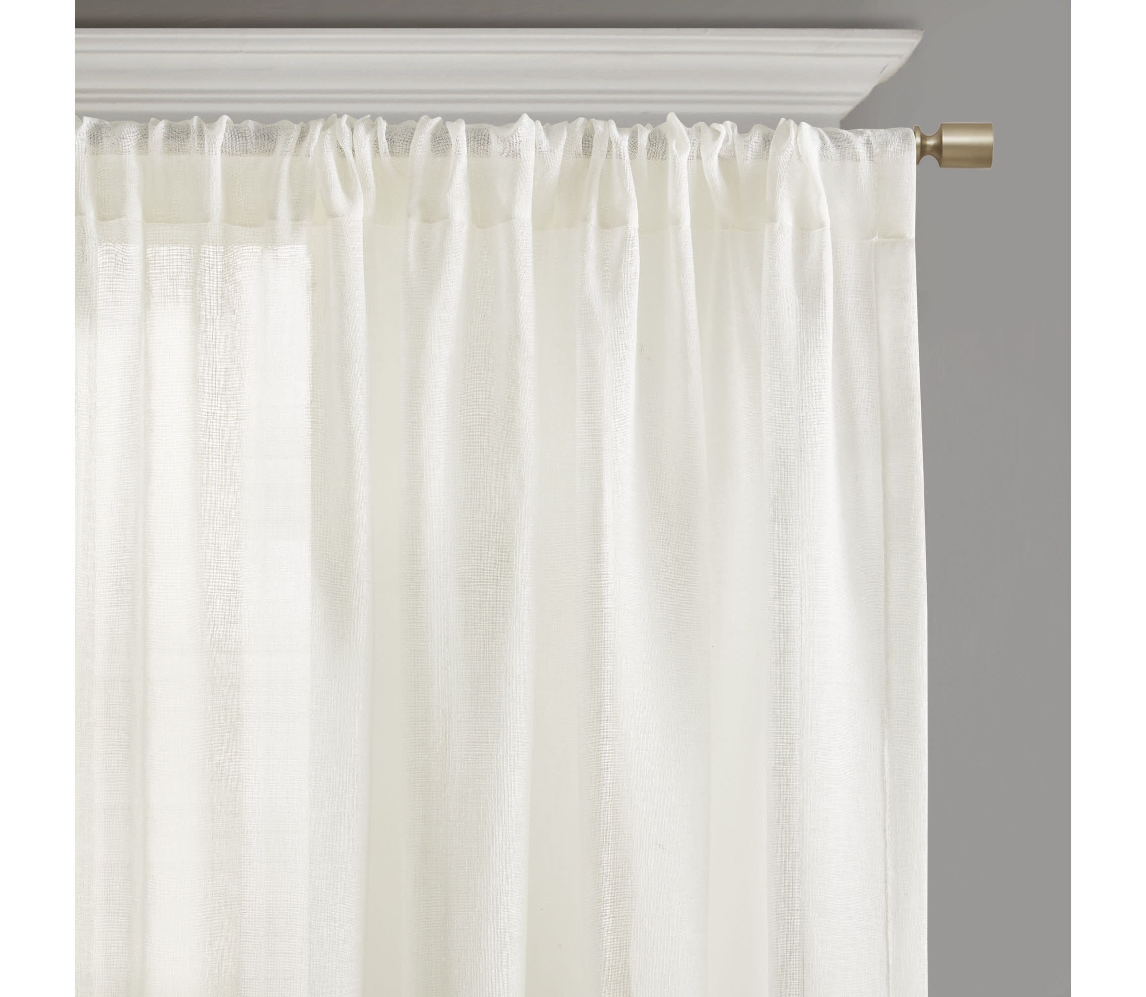 Cornelli Embroidery Curtain Panel (Single)