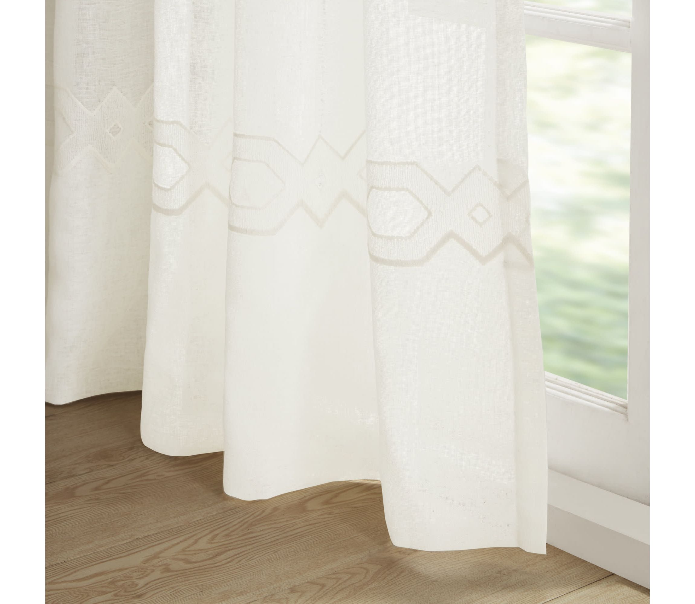 Cornelli Embroidery Curtain Panel (Single)