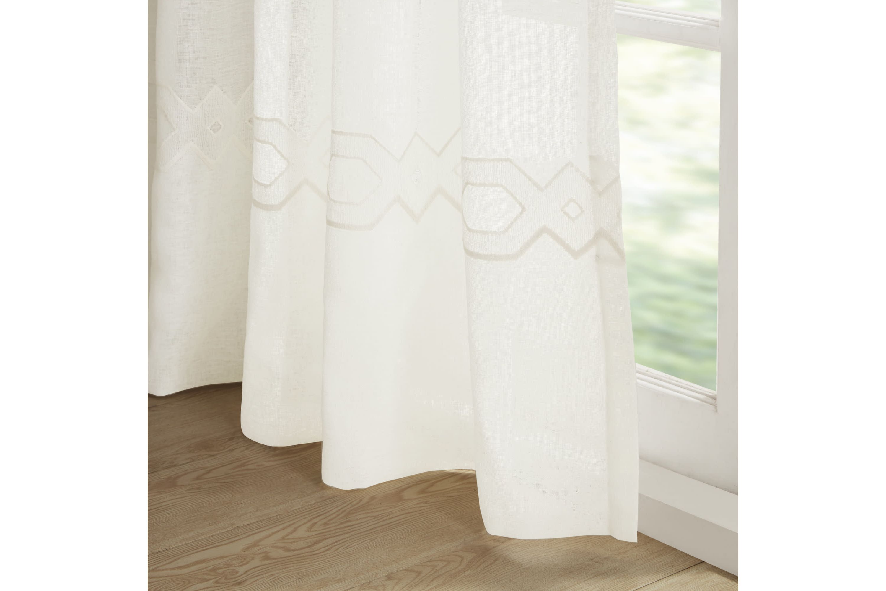 Cornelli Embroidery Curtain Panel (Single)