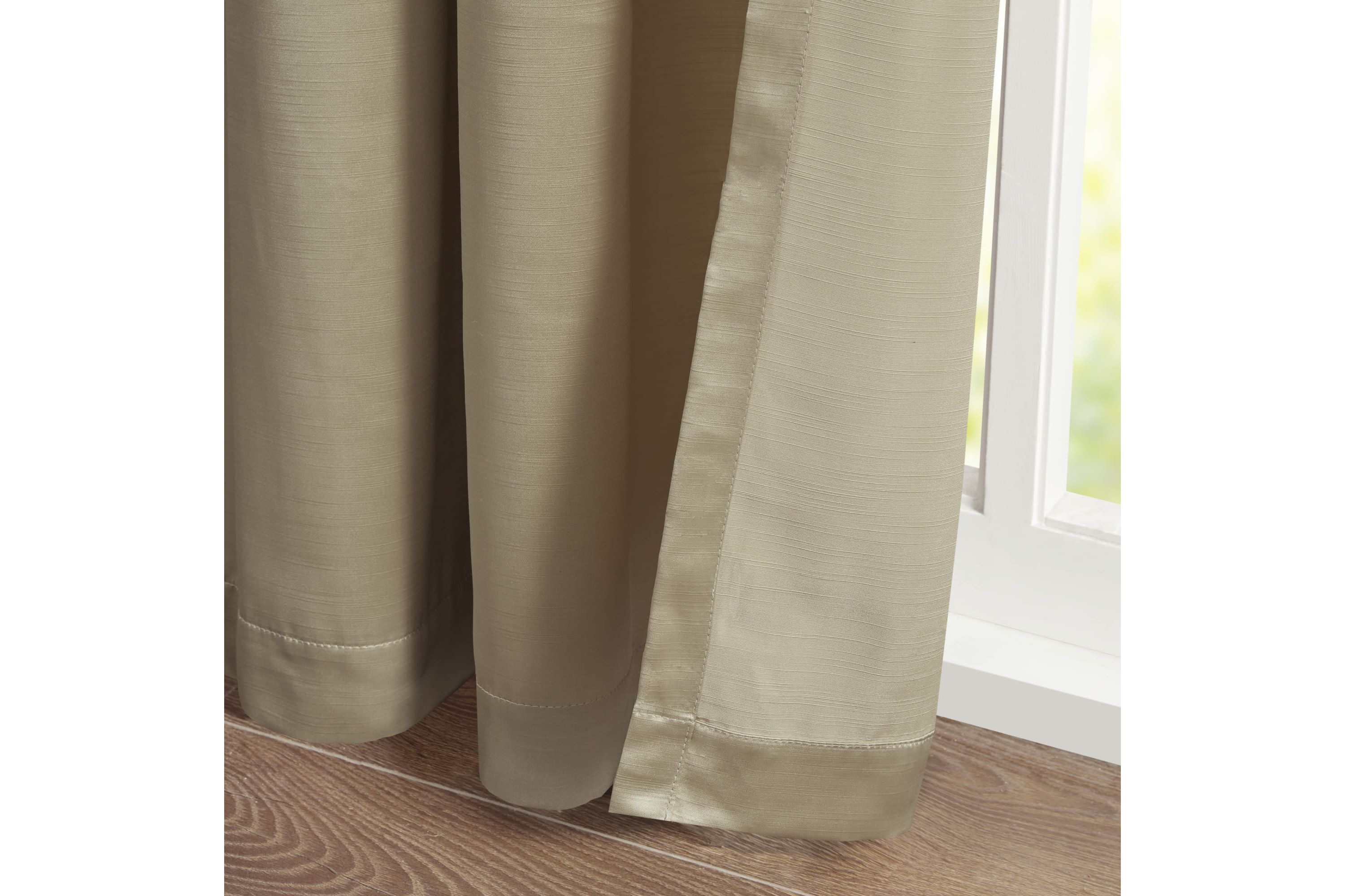 Avignon Pleat Curtain Panel with Tieback (Single)