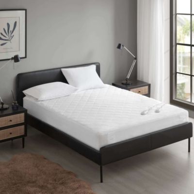 Embossed Microfiber Heated Mattress Pad