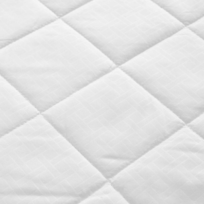 Embossed Microfiber Heated Mattress Pad