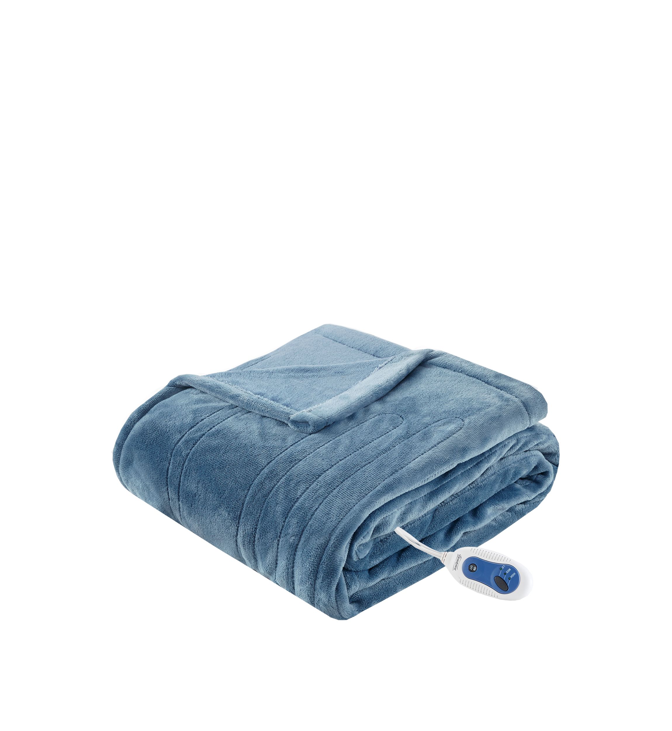 Heated Plush Throw Blanket