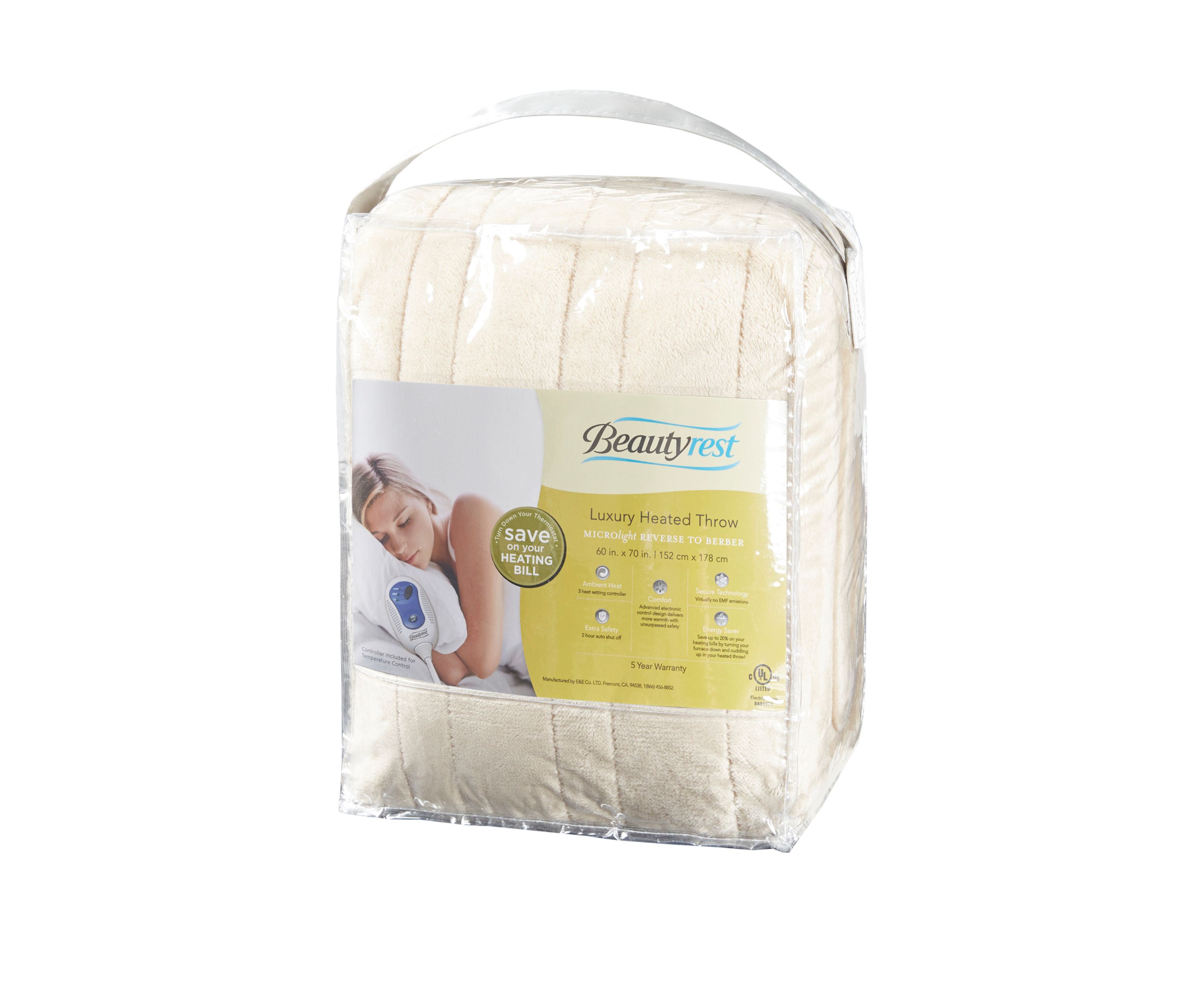 Heated Microlight to Berber Blanket