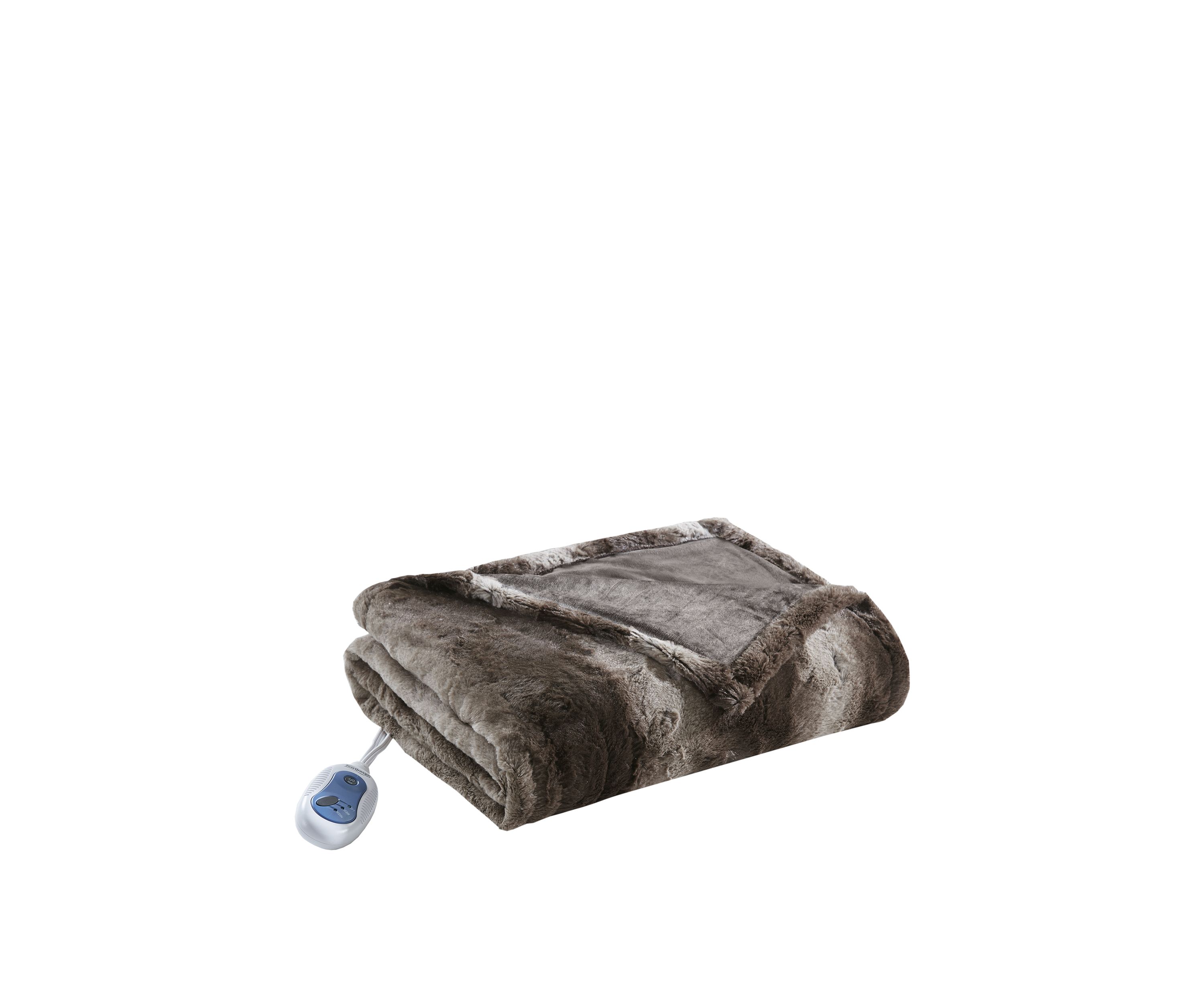 Zuri Oversized Faux Fur Heated Throw