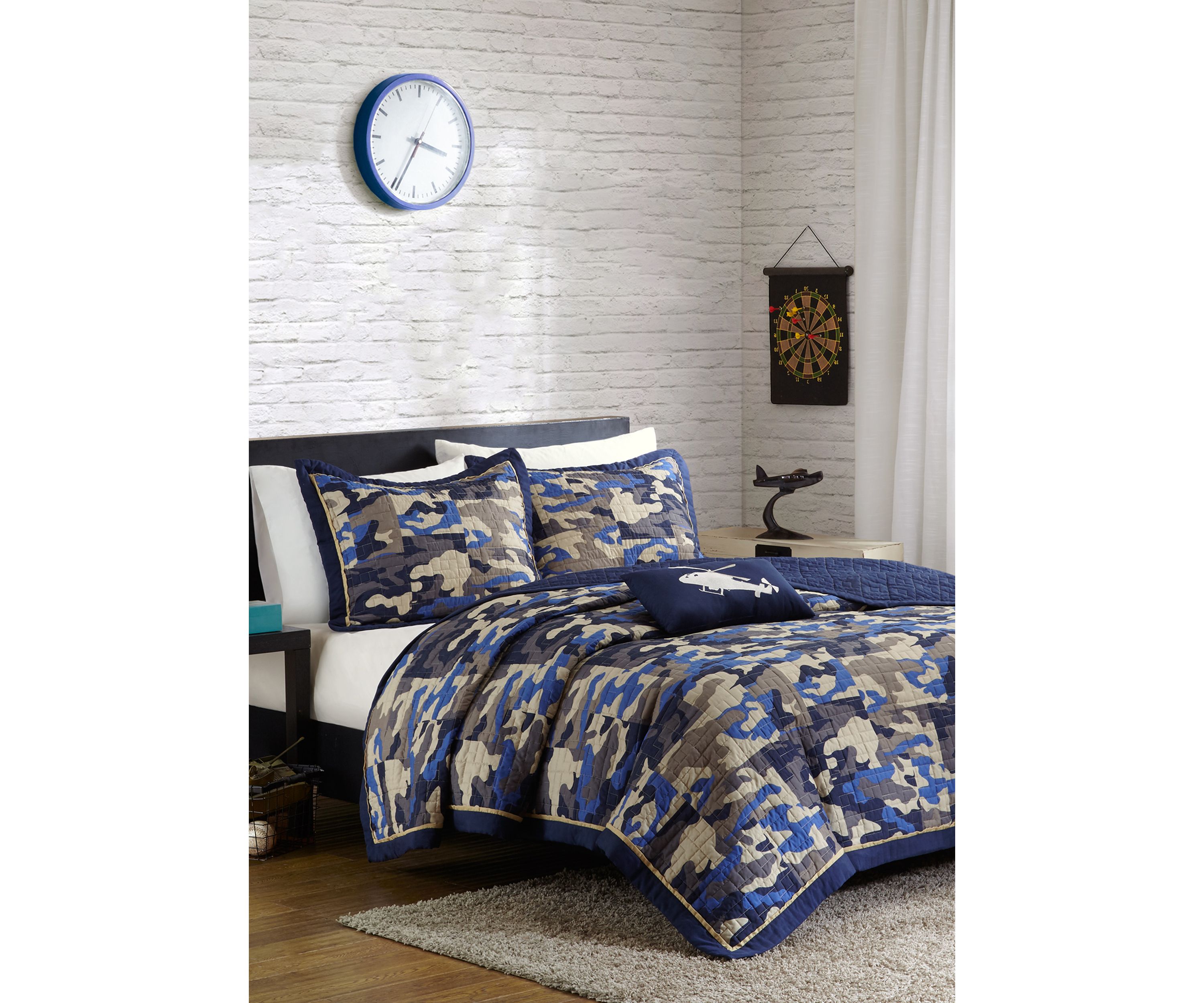 Josh Coverlet Set Blue