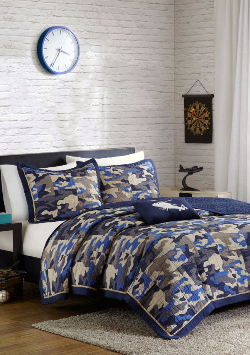 Josh Coverlet Set Blue