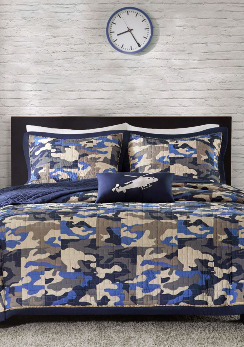 Josh Coverlet Set Blue