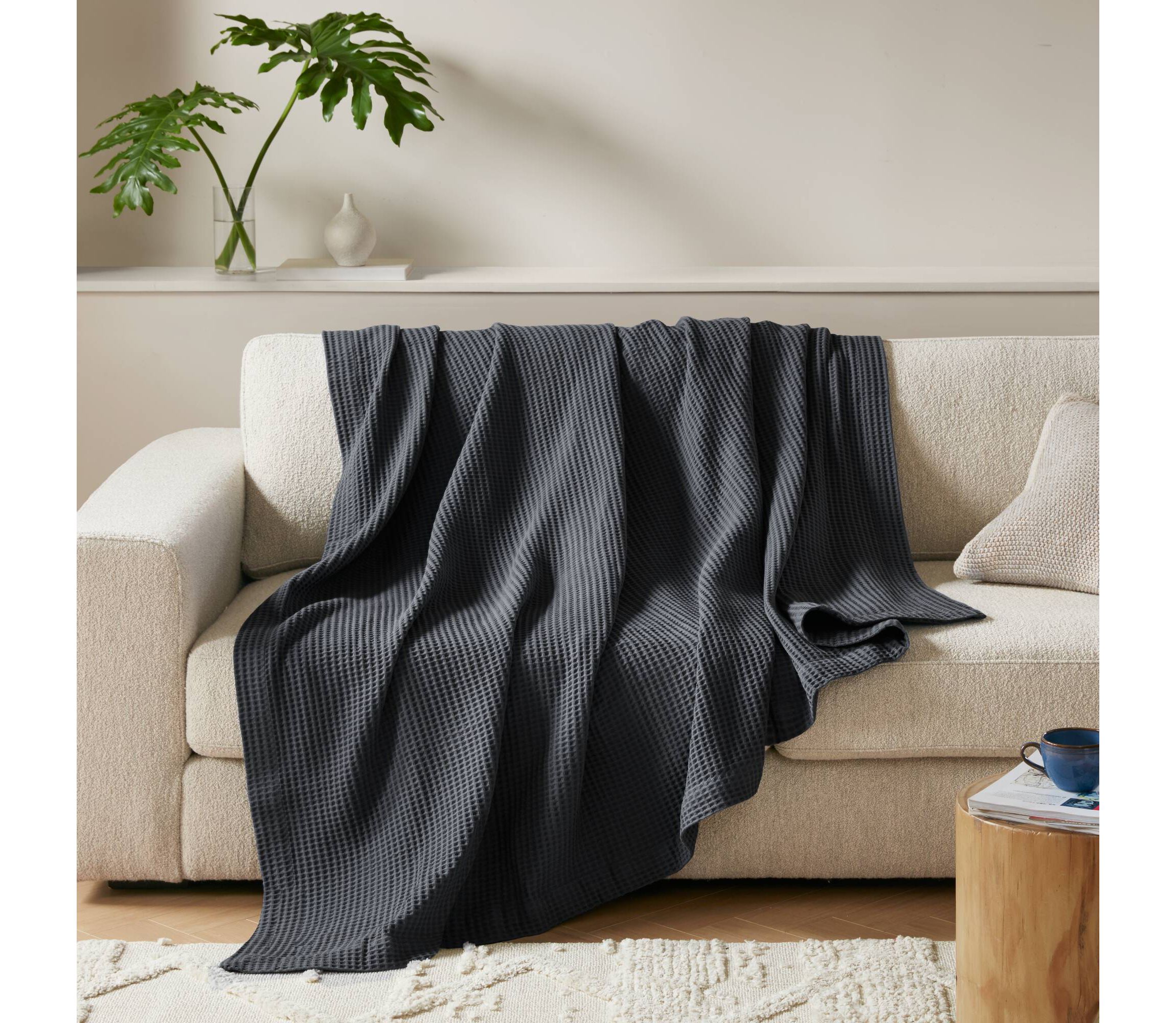 Waffle Weave Cotton Blanket
