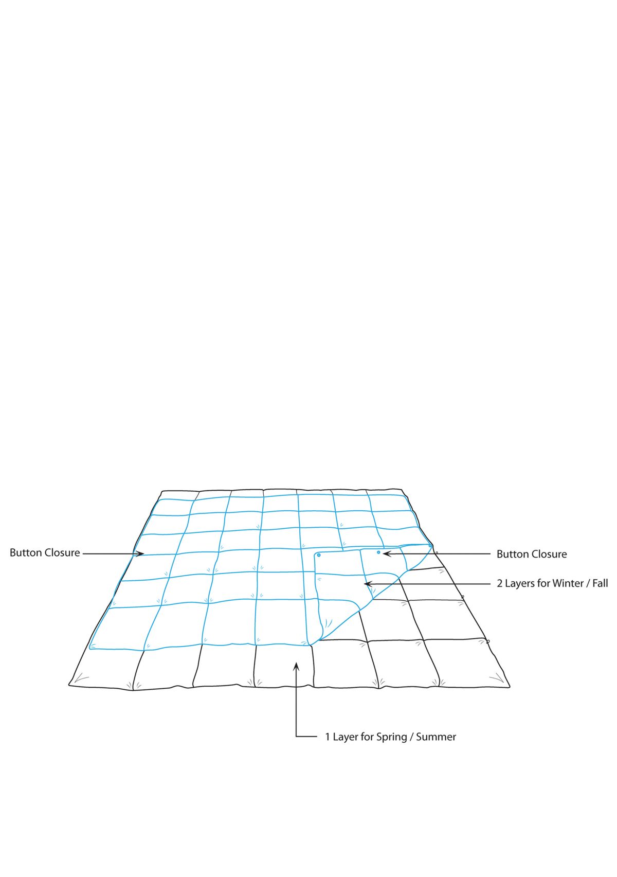 Benton All Season 2 in 1 Down Alternative Comforter