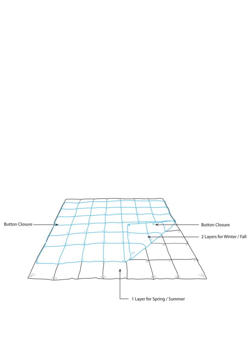 Benton All Season 2 in 1 Down Alternative Comforter