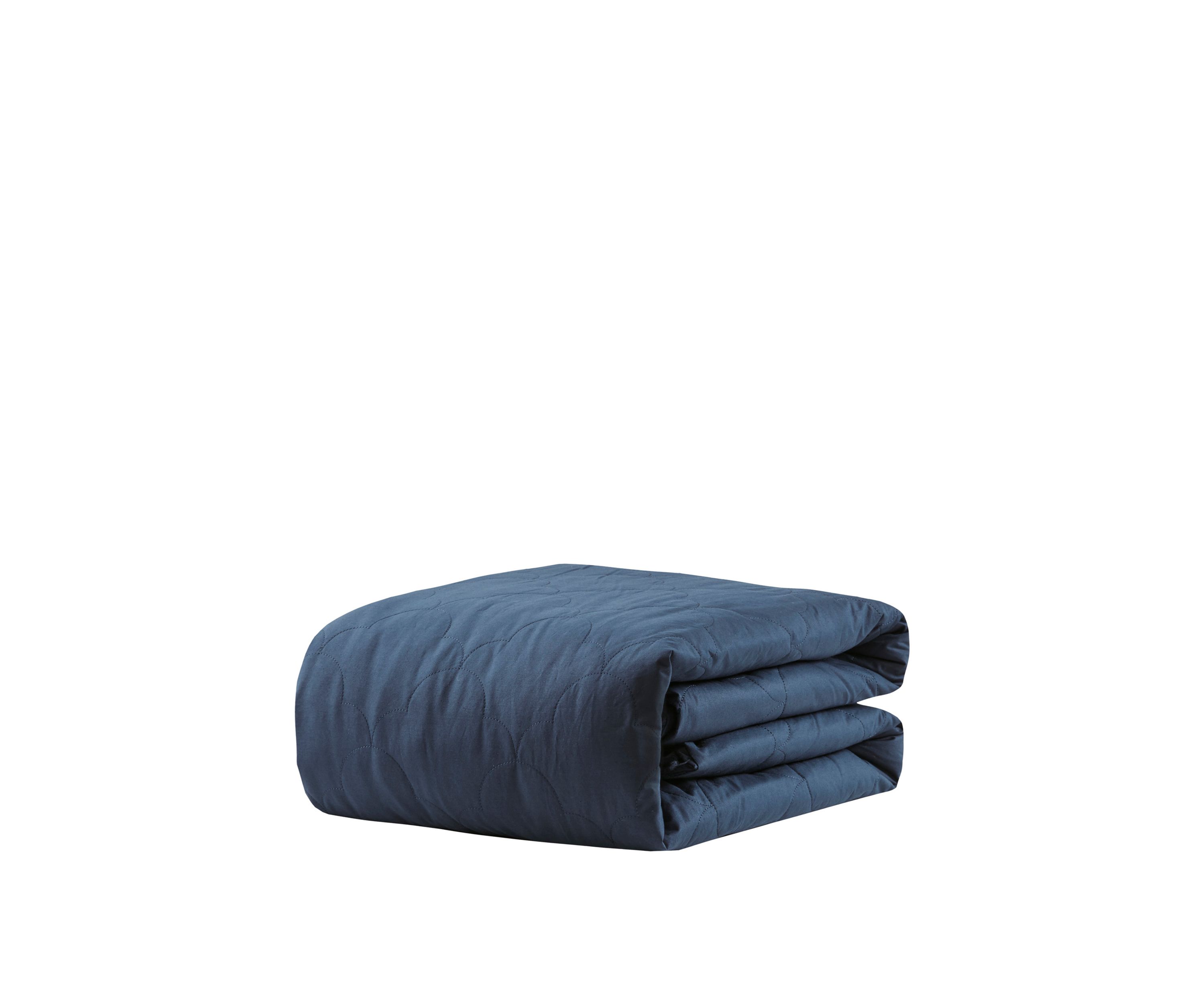 Deluxe Quilted Cotton 12 lb Weighted Blanket
