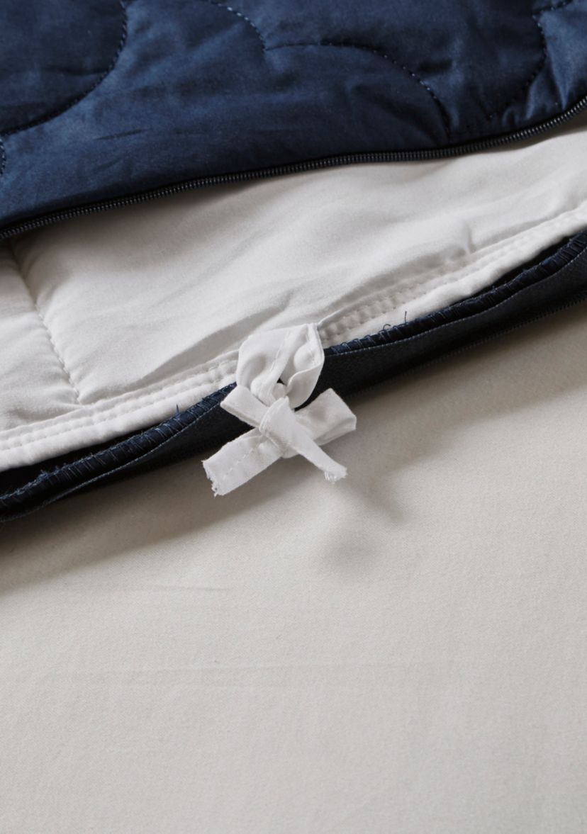 Deluxe Quilted Cotton 12 lb Weighted Blanket