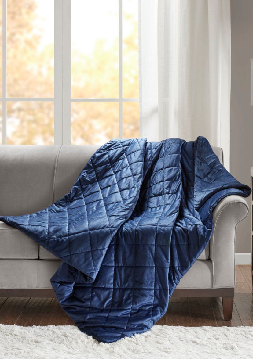 Luxury Quilted Mink 12 lb Weighted Blanket
