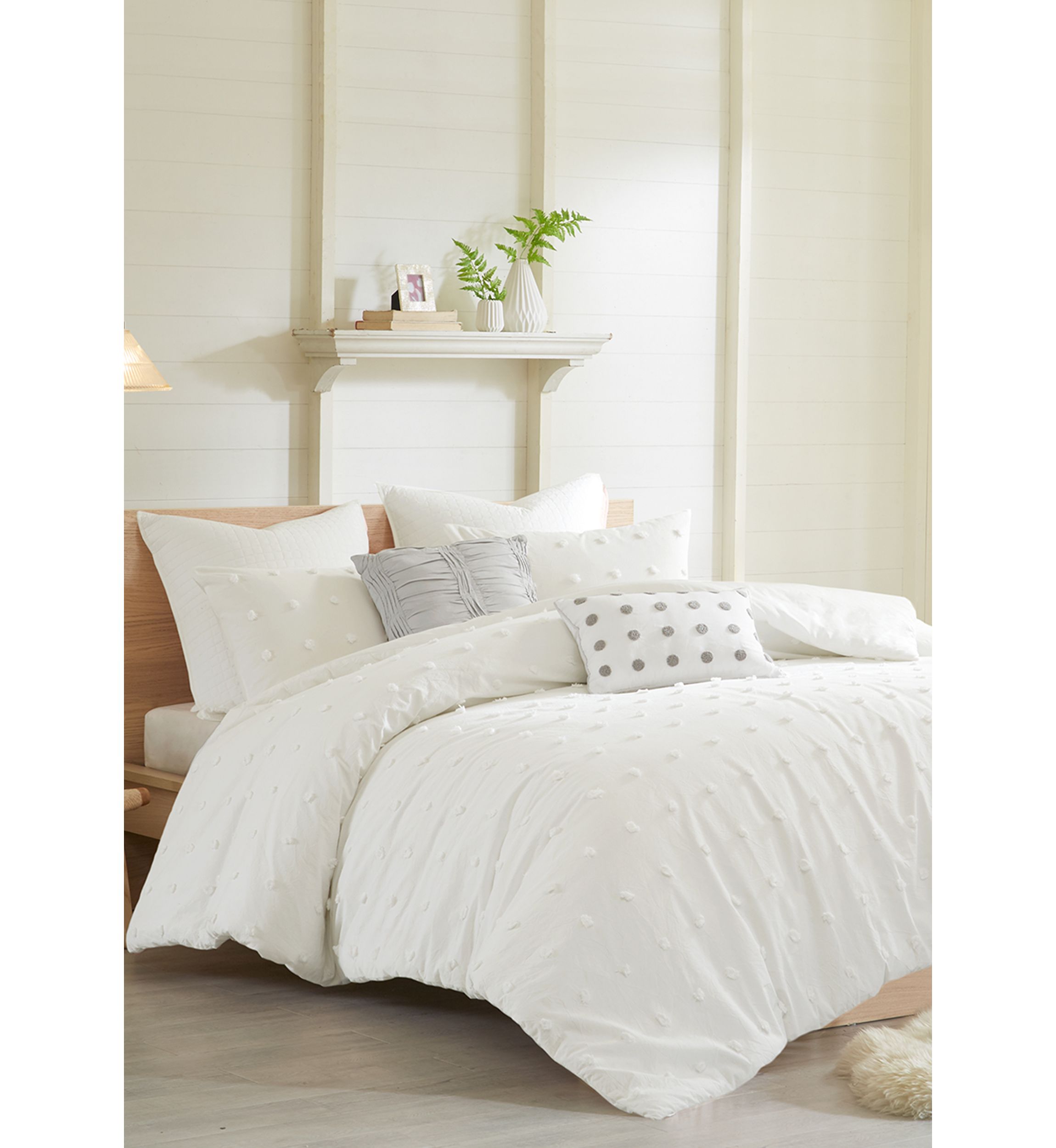100% Cotton Brooklyn Ultra Soft Jacquard Duvet Cover Set