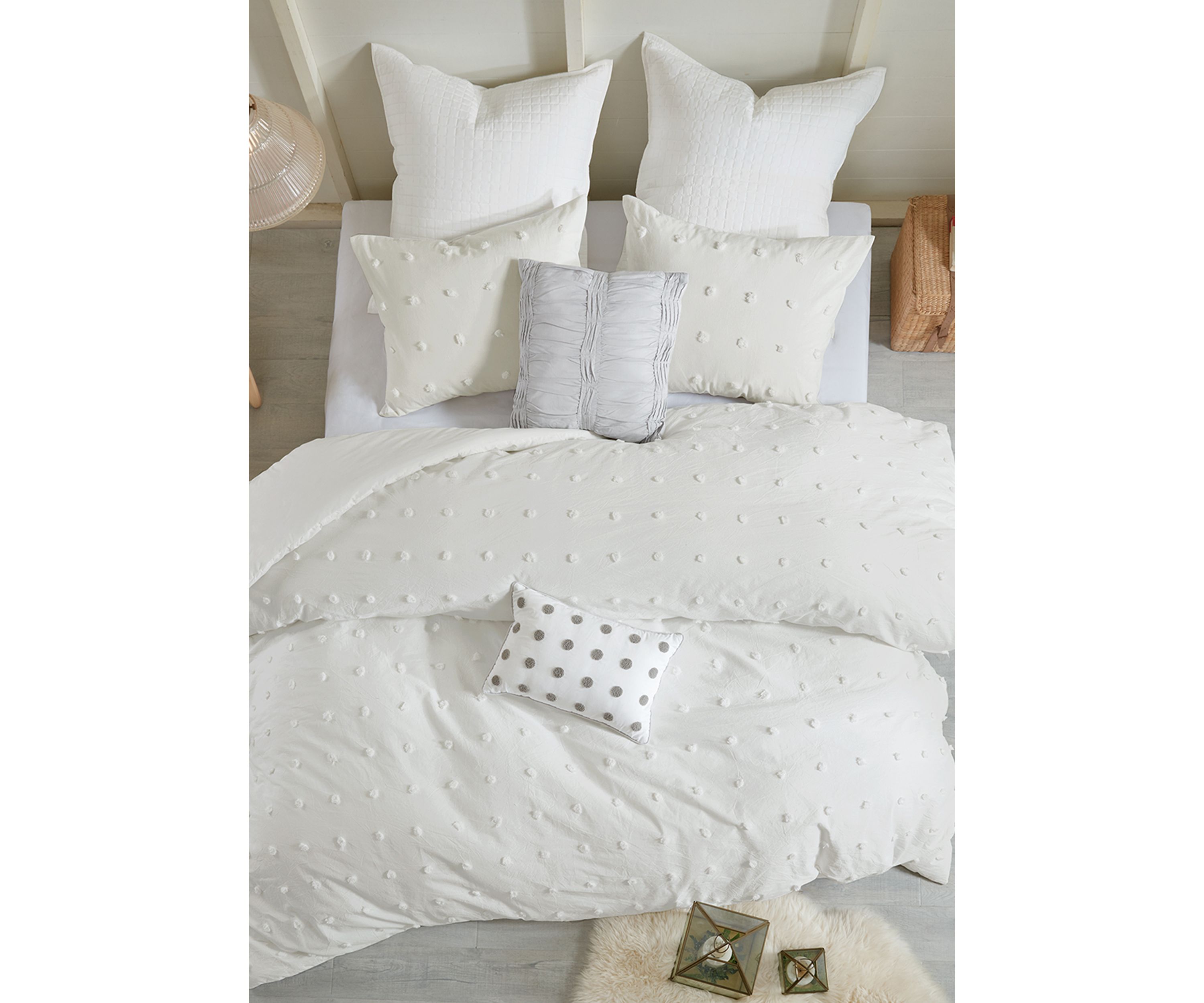 100% Cotton Brooklyn Ultra Soft Jacquard Duvet Cover Set