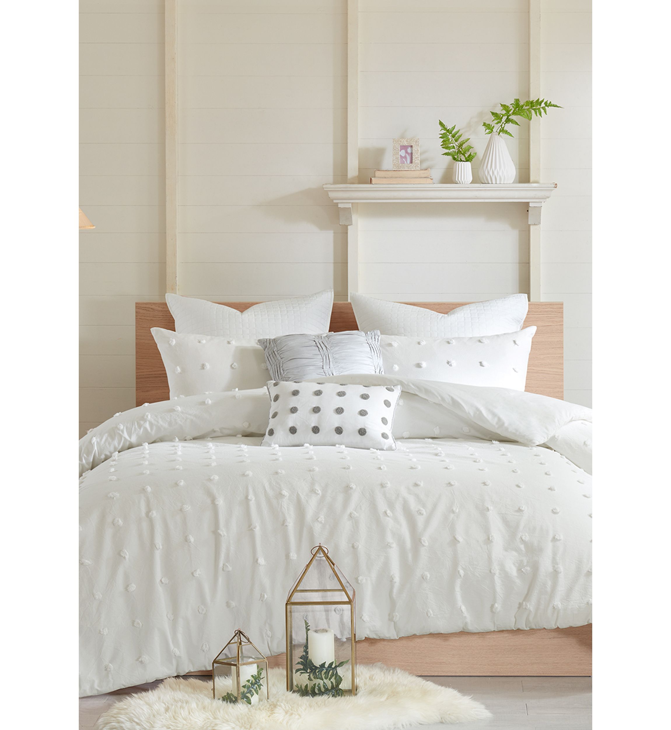 100% Cotton Brooklyn Ultra Soft Jacquard Duvet Cover Set