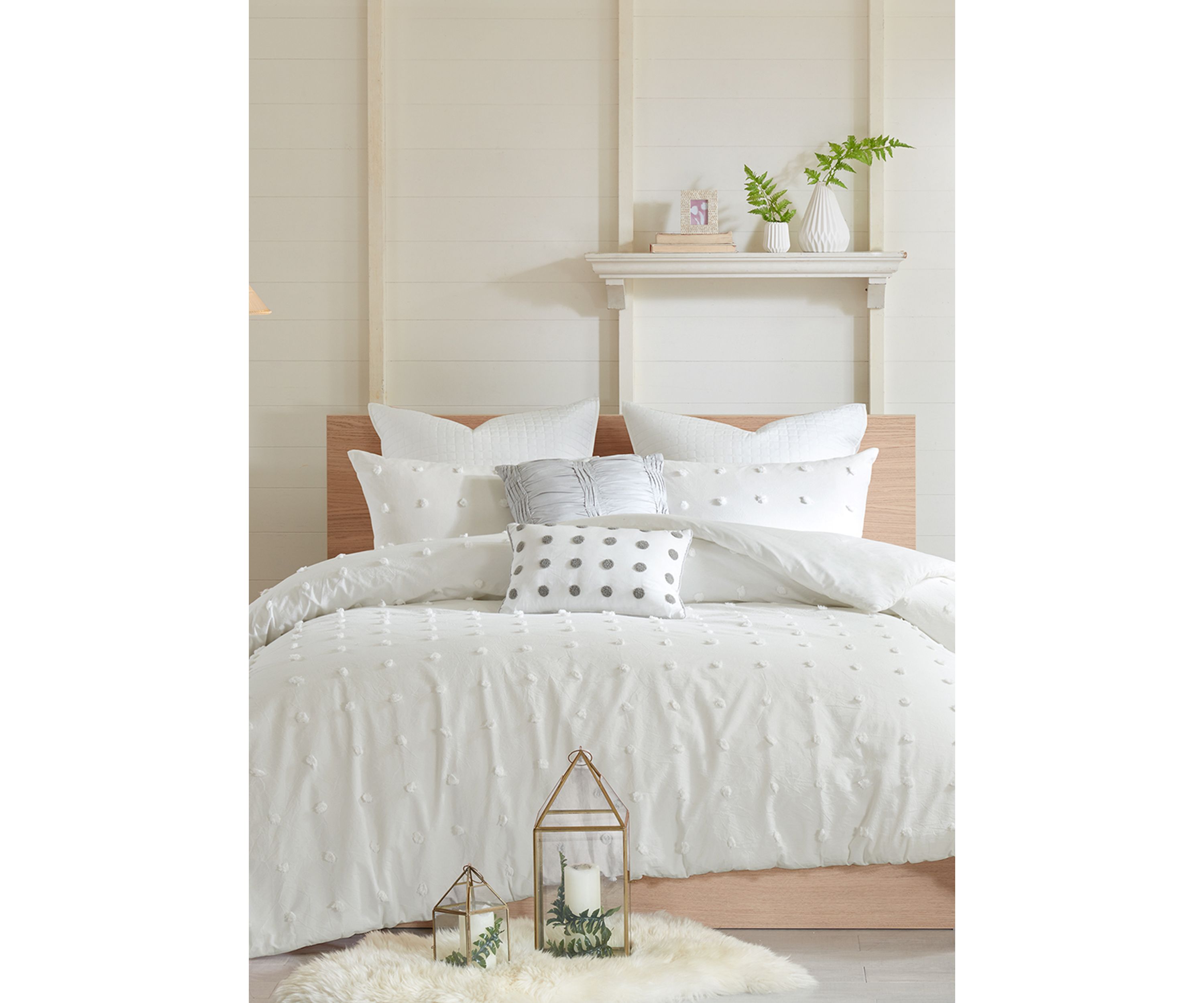 100% Cotton Brooklyn Ultra Soft Jacquard Duvet Cover Set