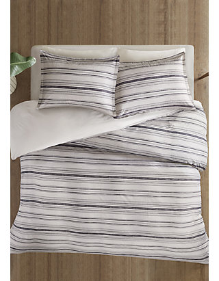 Madison Park Keegan 3 Piece Cotton Printed Duvet Cover Set Belk