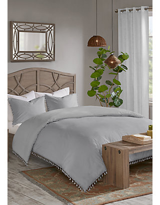 Madison Park Lillian 3 Piece Cotton Duvet Cover Set Belk