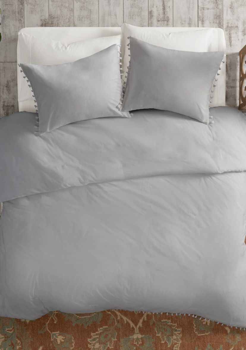 Lillian 3 Piece Cotton Duvet Cover Set
