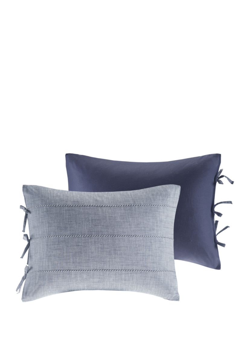 Raven 3 Piece Cotton Yarn Dye Duvet Cover Set
