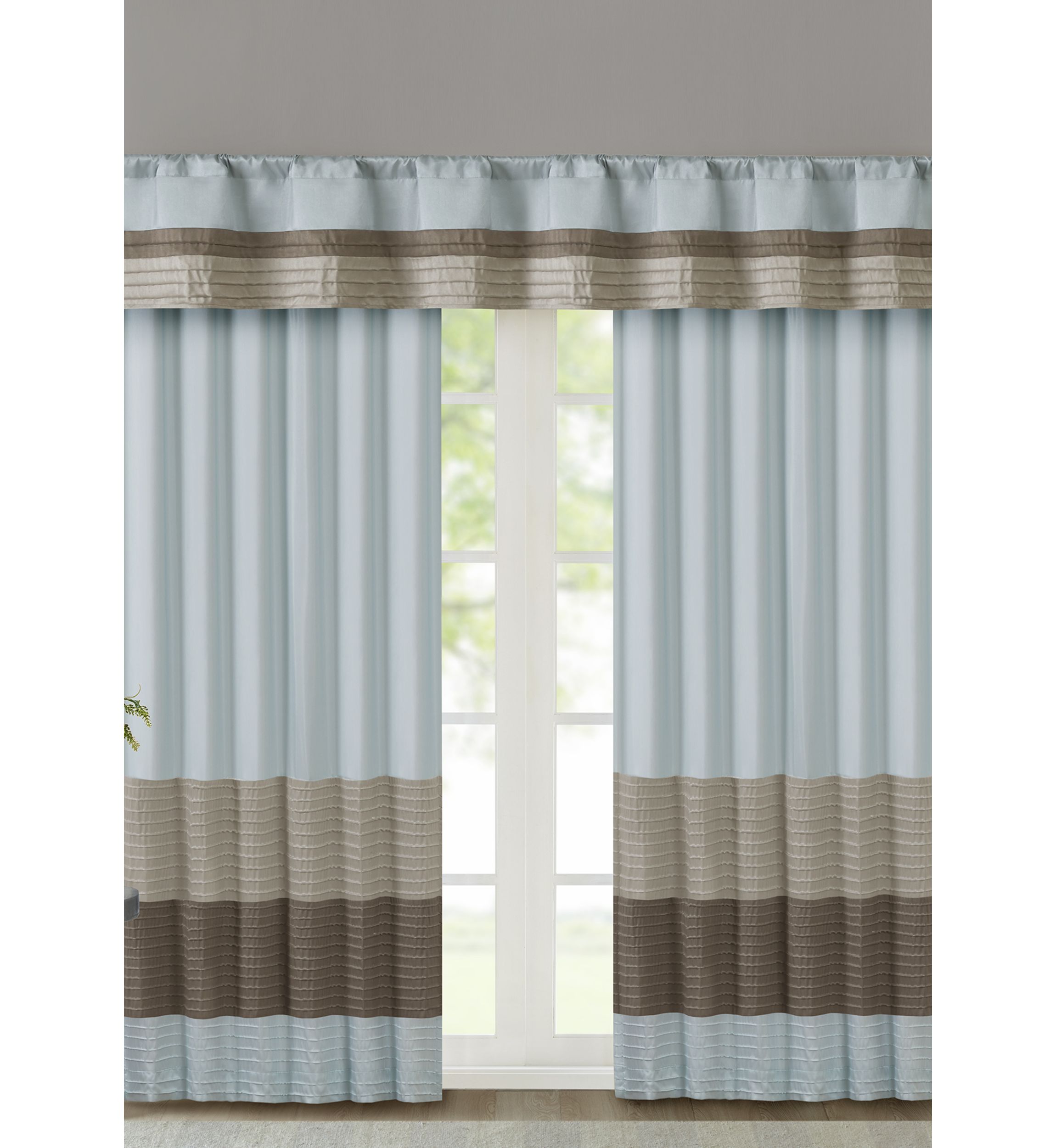 Amherst Polyoni Pintuck Window Valance
