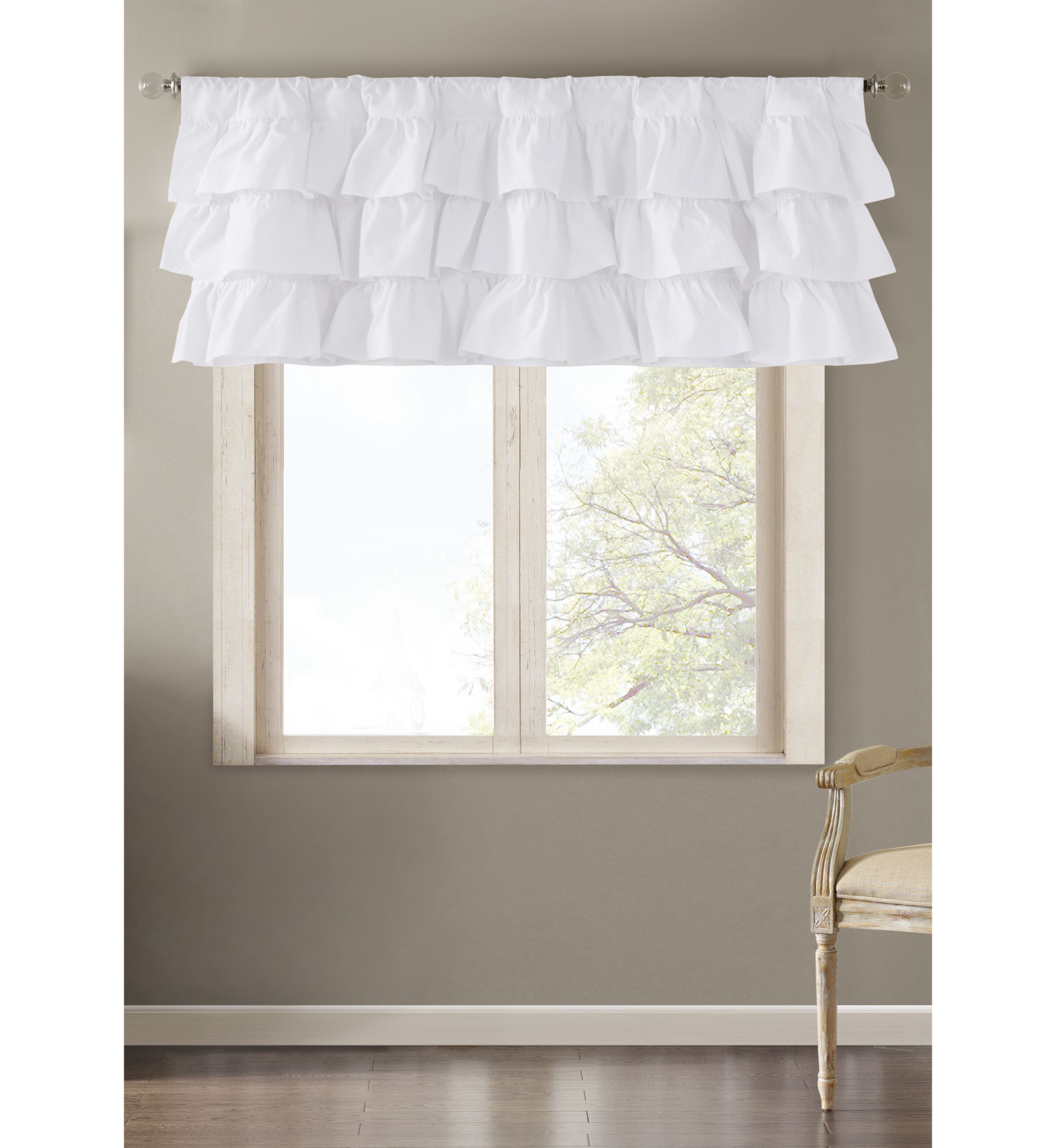 Anna Cotton Oversized Ruffle Valance
