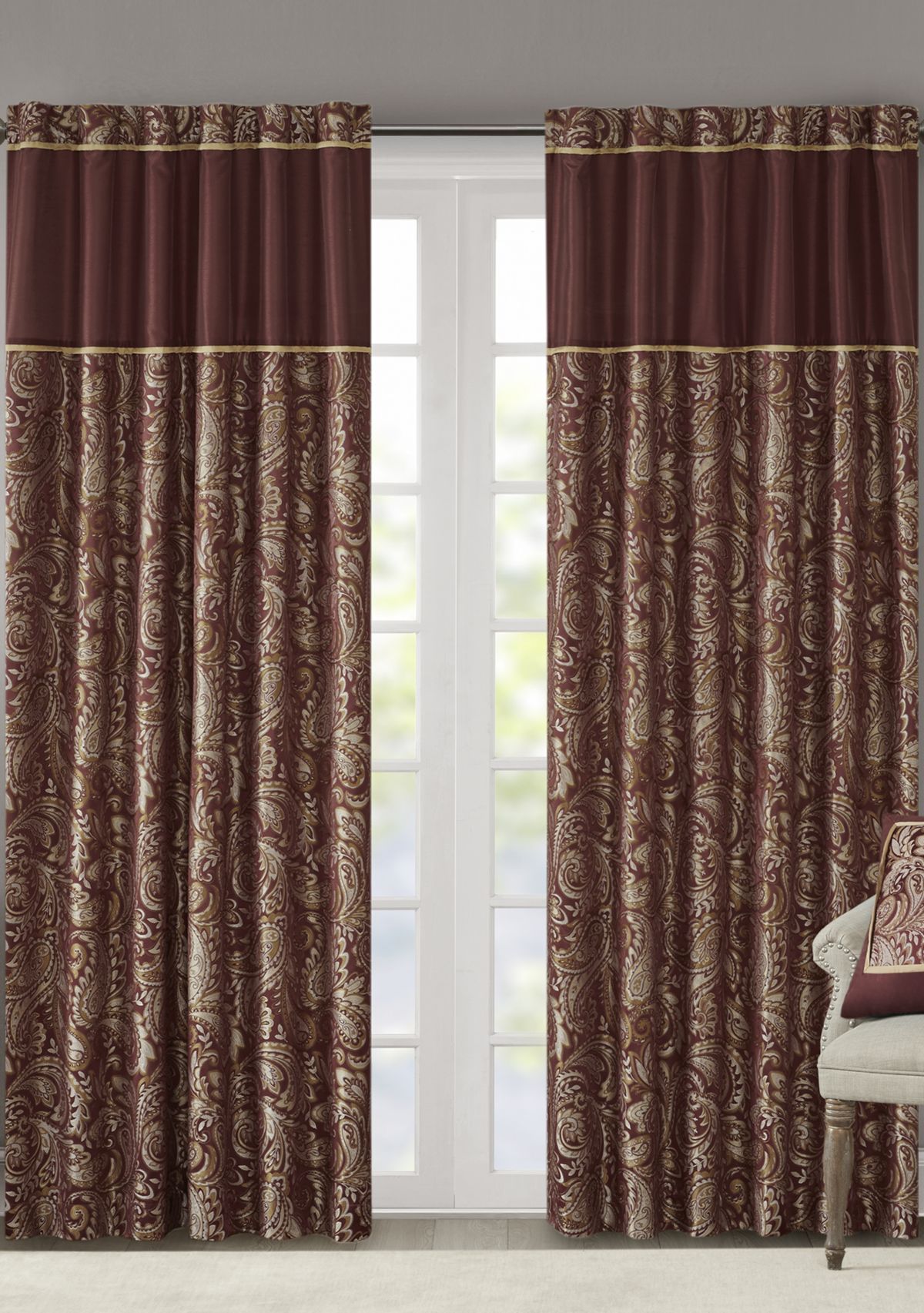 Aubrey Jacquard Panel Pair